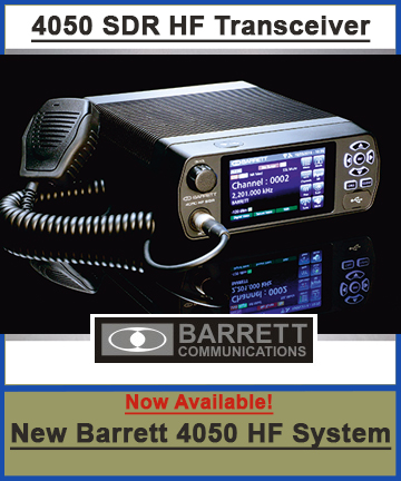 Barrett 4050 SDR HF Radio button 