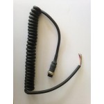 Qmac HF90 Mic Curly Cord with plug
